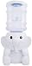 FEE-ZC Distributeur d'eau Christmas Elephant Distributeur d'eau embouteillée pour Bouteille d'eau Potable Multicolore - Blanc, 17X21Cm