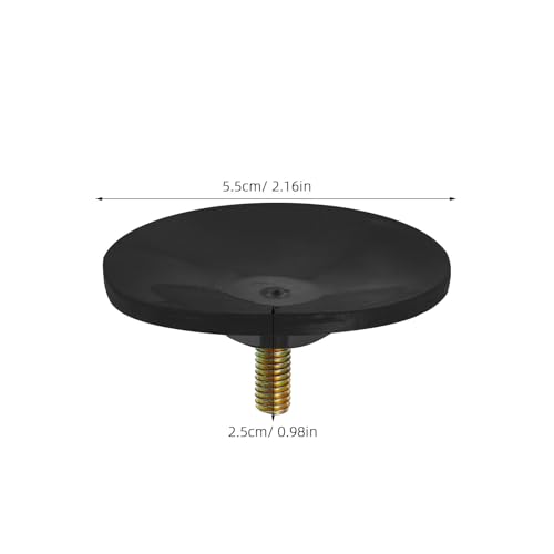 Ganchos de ventosa de plástico PVC transparente con tornillo regulable premium 3