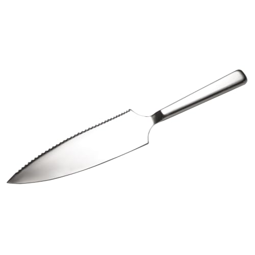 APS Tortenmesser Classic Kuchenmesser Patisseriemesser Konditormesser eine Kante gezahnt 15 5 cm Edelstahl 5 x 29 cm 1 cm Höhe