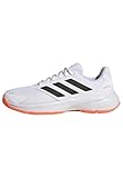 adidas Hombre Courtjam Control 3 Tennis Shoes, FTWR White/Core Black/Lucid Orange, 48 2/3 EU