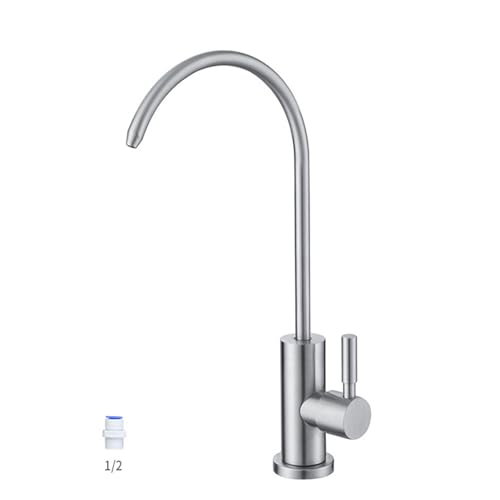 Robinet d'évier de cuisine NBYGSC avec filtre à eau potable intégré en acier robuste