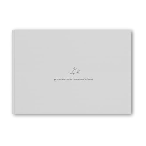 BALTHŌ - Libro de recuerdos para bebe, Desde el Nacimiento hasta el primer año (1). Para fotos de bebes, Album tamaño A4 horizontal (29.7cm x 21cm) con tapa dura.