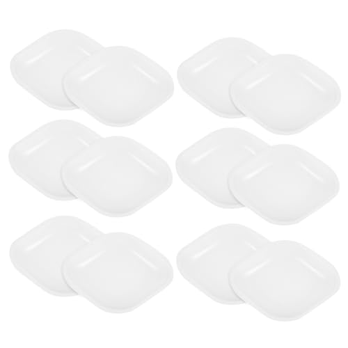 SOLUSTRE Accurate Weighing Trays 20pcs Diamond Sample Dishes for Liquids Solids Powders