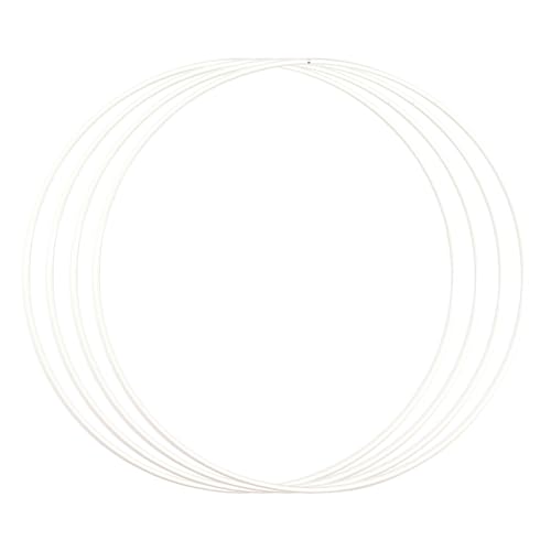 Vaessen Creative 11016-005 Metallringe Ø 30 cm x 3 mm Kreis 4 Stück...