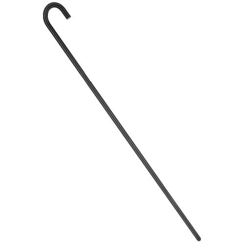 Garneck Black Dance Cane Prop Party Props Crutch Prop Dance Cane for Magicians and Cosplay Black Costume Stick Accessory for Dance Shows and Costumes for Halloween Carnival 1920s Party Decoration