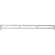 15Ft. Length IBeam Aluminum Lighting Trussing Truss 2" Tubing W/Stand Adapters. 550 LB. Capacity