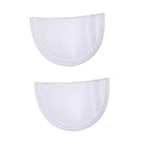 Uonlytech Weiche Selbstklebende Schulterpolster Damenbekleidung Schwamm Schulterpads Zur Kleideranpassung rutschfeste Komforteinlagen Für Schmale Schultern Weiß