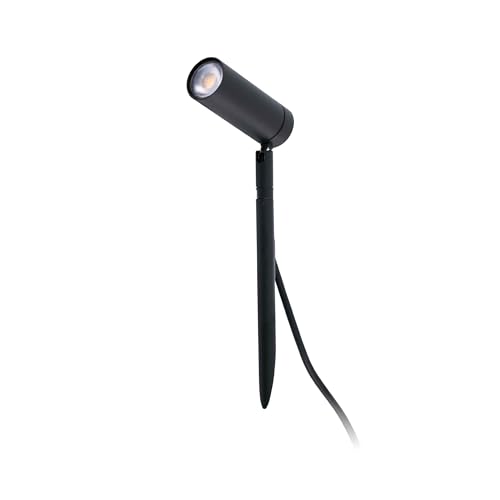Seth 280 Lampe à piquer Noire Faro Barcelona 70227 pour éclairage extérieur