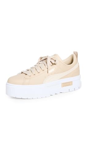 PUMA Womens Mayze Lace Up Platform Sneakers Shoes Casual - Beige - Size 10 M