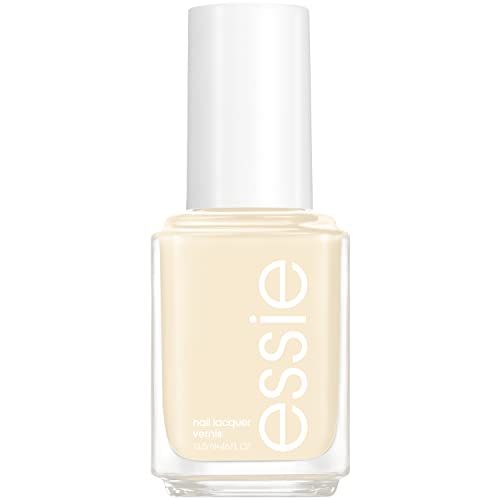 essie nail polish, limited edition spring 2022 collection, pastel yellow nail color with a cream finish, 8-free vegan formula, sing songbird along, 0.46 fl oz