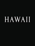 Hawaii: Black and White Decorative Book to Stack Together on Coffee Tables, Bookshelves and Interior Design | Add Bookish Charm Decor to Your Home | ... Your unique Fashion Design style | Hawaii
