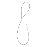 Dimensioni e confezione: 1 chiavistello per cancello; dimensioni: 280 x 1,5 mm (lunghezza x diametro); lunghezza massima del manico: 80 mm. Colore: argento