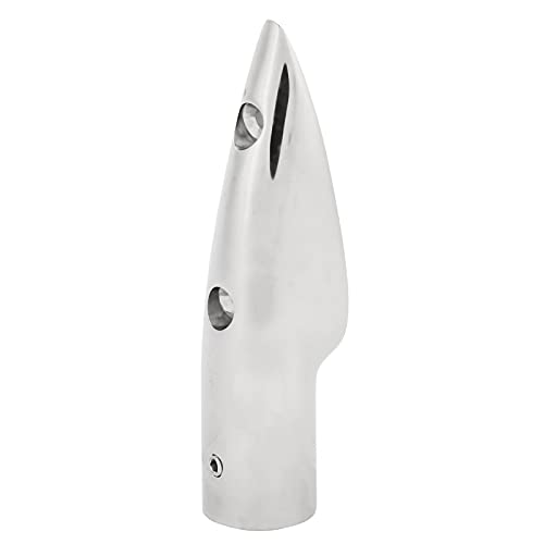 SAXOJONON マリンボート手すり継手、ボートヨット手すり用、ステンレス鋼パイプベースエンドレール、耐食性取り付け金具、マリングレード構造、ユニバーサルフィット (30029)