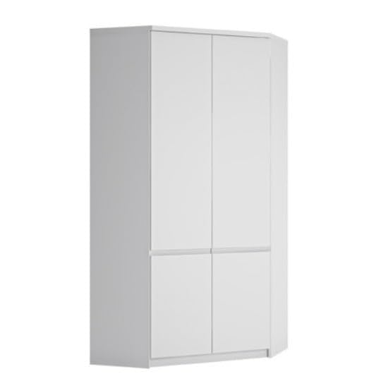 Meble Wójcik Armoire d'angle spacieuse pour la Chambre à Coucher Fribo