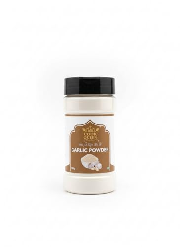 COOK QUEEN Seasoning Dried Garlic Powder, 100% Natural Lahsun, Rich in Iron, Easy to Cook, No Preservatives Garlic Seasoning 100% Pure Lehsun Powder |...