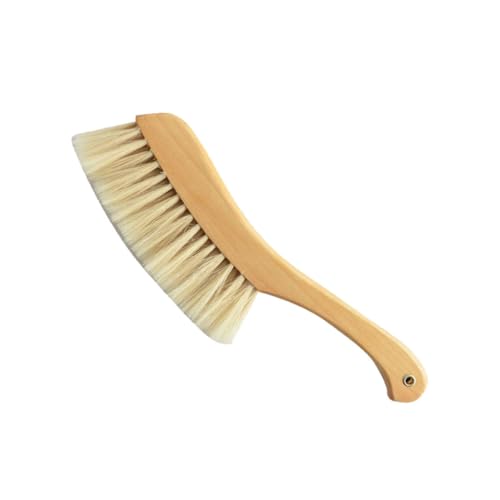 KOMBIUDA Bedroom Cleaning Brush Wood Handle Duster Brush Indoor Sweeping Tool Home Care