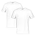 Produktbild LERROS - Herren Rundhals Doppelpack Tshirt, Regular Fit, (2003014), Größe:M, Farbe:White (100)
