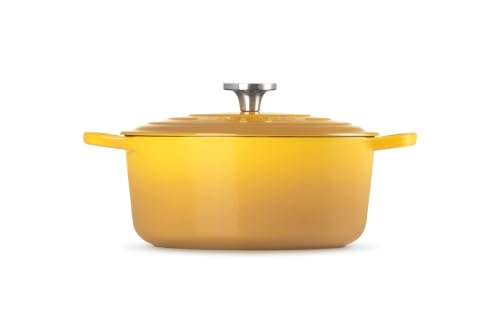 Image of Le Creuset Enameled Cast Iron Signature Round Dutch Oven, 5.5 qt., Nectar