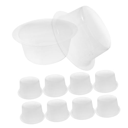 10pcs PVC Plastic Hat Shaper Inserts for Round and Flat Top Hats Maintain Shape and Display Versatile Support for Fedoras Straw and Jazz Transparent