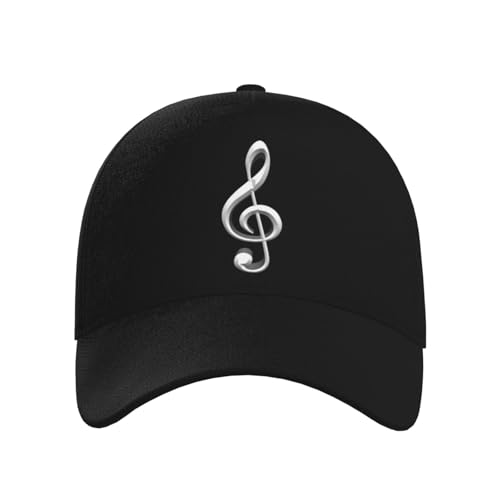 Treble Clef Music Baseball Hats for Men and Women - Classic Adjustable Hats2
