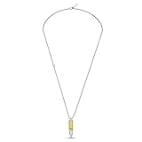Stil: Kette mit Anhänger Police Herren-Halskette Edelstahl Bicolor Bullet PEAGN0034103