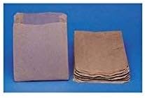 BAGCRAFT 409400 Sanitary Napkin Bag Dry Waxed 7.5X3.5X10.25 Kraft (Case of 500)
