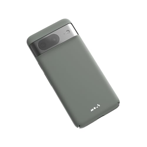 Image of Mous for Google Pixel 8 Case MagSafe Compatible - Super Thin Magnetic Phone Cover - Olive Green