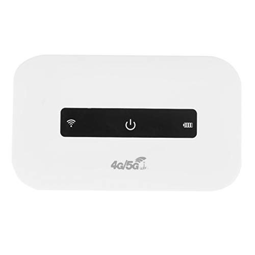 Vjsujehgy Enrutador WiFi 4G PortáTil MiFi 4G LTE MiFi Hotspot WiFi MóVil 2100MAh Enrutador Wi-Fi para Coche con Ranura para Tarjeta SIM