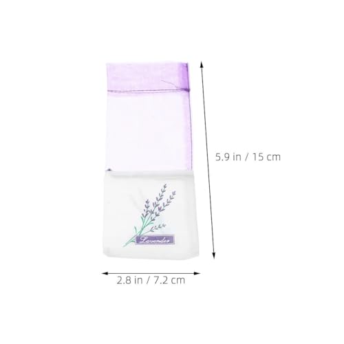 Bolsas de saco de lavanda de 50 piezas con cordón miniatura 2