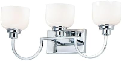 Maxim Lighting 26063WTPC Swale-3 Light Bath Vanity-24.75 Inches Wide by 10.75 inches high