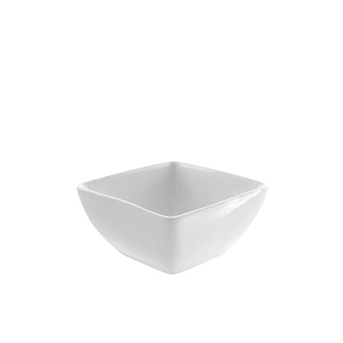Image of 10 Strawberry Street Whittier 4.5"/12 Oz Square Dessert Bowl, Set of 6, White