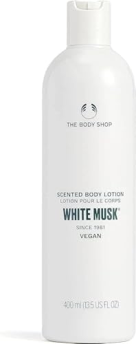 The Body Shop White Musk Body Lotion (1x 400ml) Lightweight Floral Body Moisturiser Iconic Musk Scent Leaves Skin Feeling Silky Soft Vegan Body Care Cruelty-Free