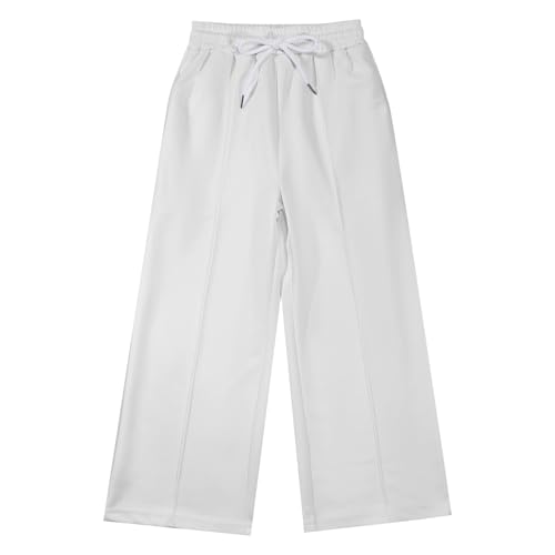 Baggy Sweatpants for Teen Girls Oversized Wide Leg Joggers 2025 Fall Elastic High Waist Casual Workout Sweat Pants4