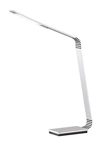 Preisvergleich Produktbild WOFI Tischleuchte Desa 1flg, Aluminium Gebürstet