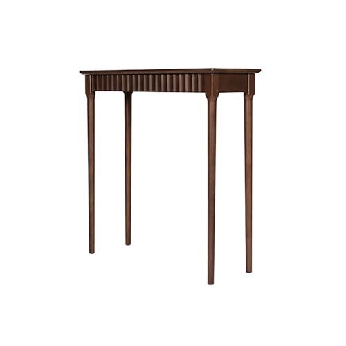 LHXLSH Mesa De Entrada, Moderna Mesa De Entrada, Mesa Muebles Recibidor Moderna, Mesas Acentuadas De Madera, para Entrada, Pasillo, Vestíbulo, Sala De Estar(Brown,80cm/31.4')