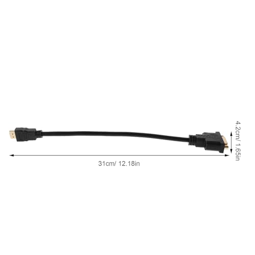 Cable convertidor DVI a HDMI bidireccional de 3 piezas para conectar PC a TV 2