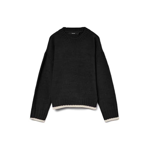 VERO MODA Vmshadow Ls O-Neck Pullover Boo
