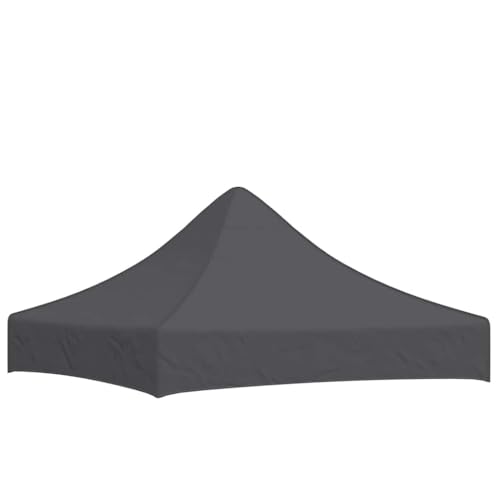 vidaXL Partyzelt Dach UV-beständig Wasserbeständig Ersatzdach Dachplane Zeltdach Ersatz Dach Plane für Gartenzelt Pavillon 2x2m Anthrazit 270g/m² vidaXL Partyzelt Dach UV-beständig Wasserbeständig Ersatzdach Dachplane Zeltdach Ersatz Dach Plane für Gartenzelt Pavillon 2x2m Anthrazit 270g/m²