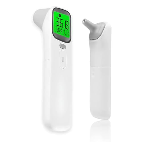 Thermomètre infrarouge sans contact 4 en 1 DrPhone TempGuard X4 frontal et oreille