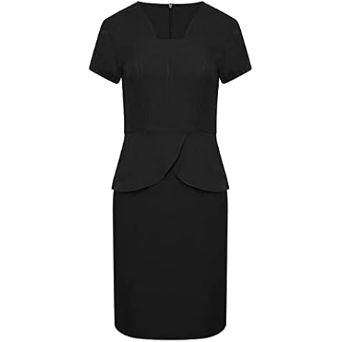 Workwear World Peplum Waist Dress for Beauty Salons Cover