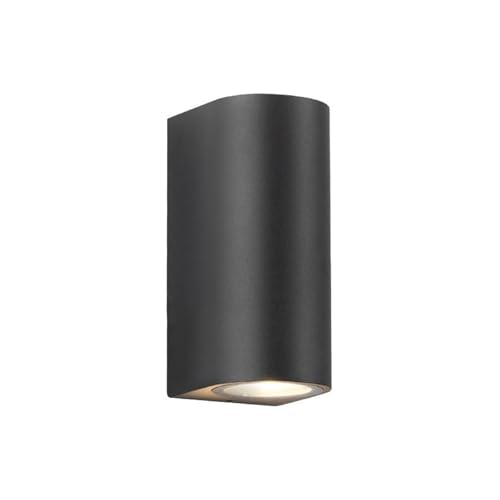 Lámpara de pared para exterior blanca para iluminar las cenas en el porche con luz de jardín