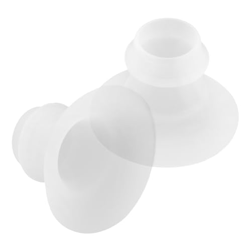 IWOWHERO 2個 搾乳器コンバータ 搾乳器インサート の母乳育児ポンプボウル 電動搾乳器 ウェアラブル母乳ポンプ さく乳器の付属品 柳部品 シリカゲル Transparent