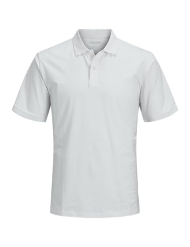 JACK & JONES Jjejaxon Polo SS Sn, Blanc, S Hommes JACK & JONES Jjejaxon Polo SS Sn, Blanc, S Hommes