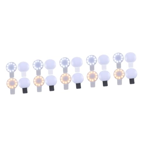 Linterna recargable USB para enfermeras, luz de clip pequeña para bolso y uso diario, 20 pzs