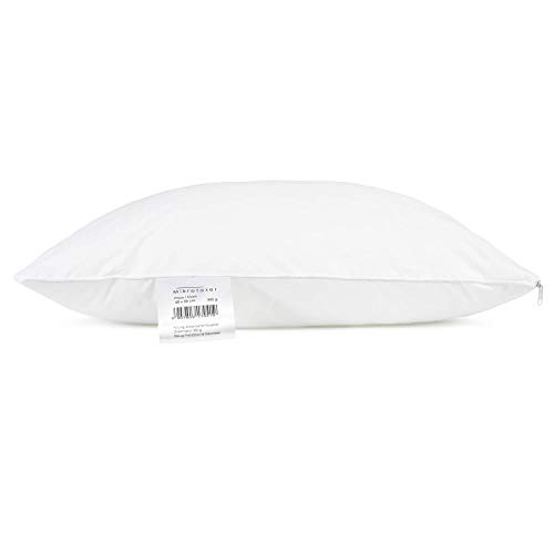 Kissen 50x50 cm | 300g Kissenfüllung 100% Polyester | Kopfkissen mit OekoTex Zertifikat | Bezug 100% Französische Mikrofaser | Allergiker geeignet Cover
