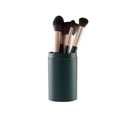 Image of Tools of Titan Brush Set of 8 with Holder | Face & Eyes Makeup Brush Set with Ultra Soft Bristles (PACK OF 8)-SH7711