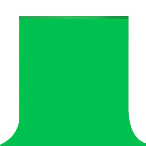 Hanumex® 8x12 Ft. Pro Green Screen Backdrop: Wrinkle-Free Fabric,...