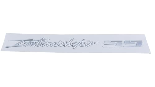Image of 2Pc Intimidator SS Decal Emblems 3D Domed Badges Sticker Nameplate Replacement for SS (Silver)