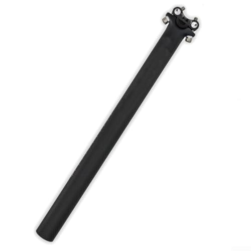Tija de sillín de fibra de carbono 31,6 mm para ciclismo de carretera y MTB