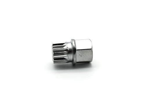 Image of TEMO Abc6 /17Pt Wheel Lock Lugnut Anti-Theft Lug Nut Screw Removal Key Socket S3057 for Vw Audi